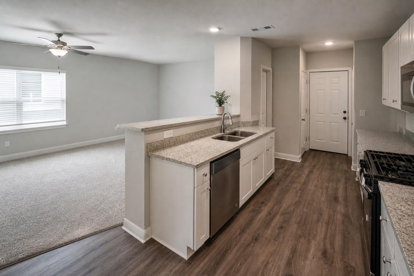 Rent ready rental property interior prepared for investment property financing review