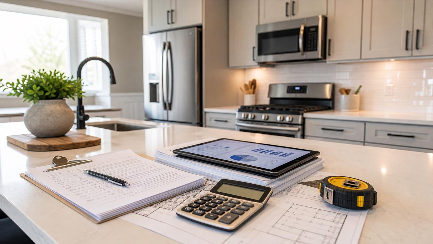 Renovated rental property interior used in dscr refinance planning