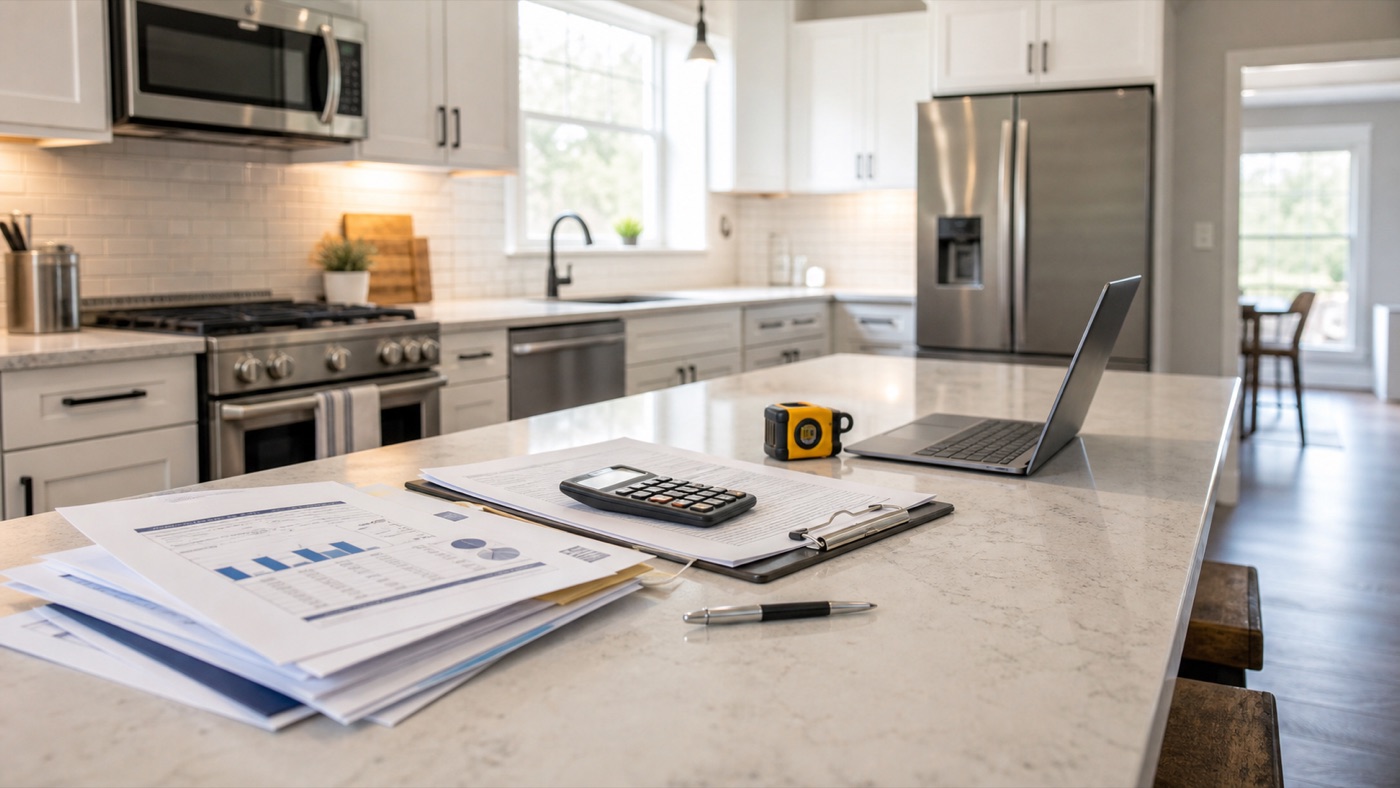 Renovated rental property interior used in dscr refinance Ohio planning