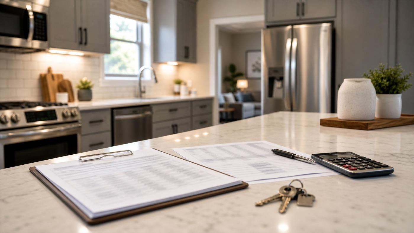 Renovated rental property interior used in dscr loan rates planning