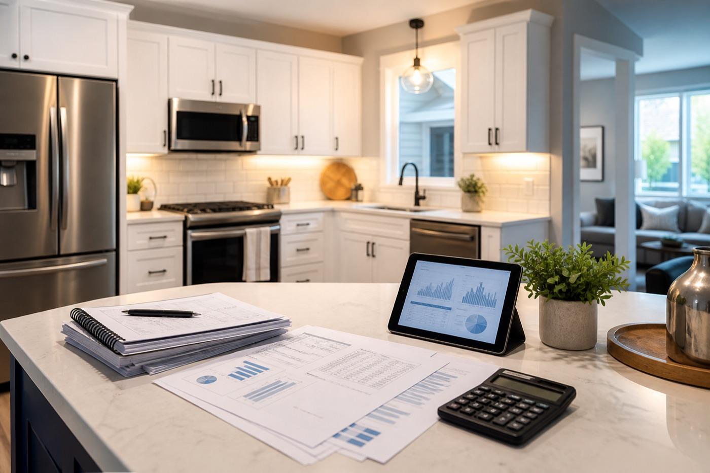 Renovated rental property interior used in dscr loan michigan planning