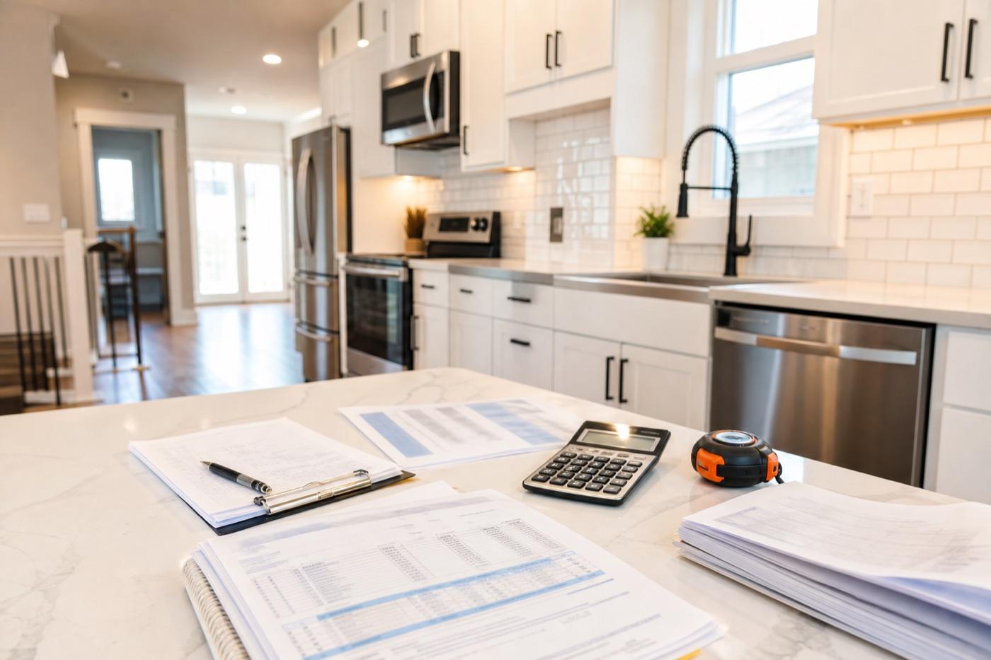 Renovated rental property interior used in hard money loan ohio planning