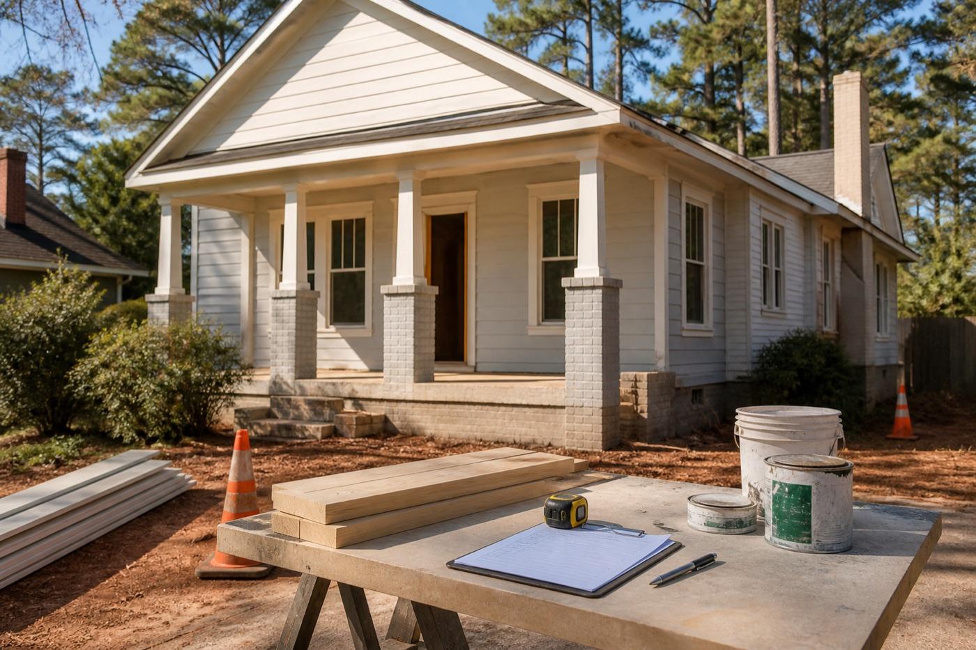 Investment property prepared for hard money loan georgia review