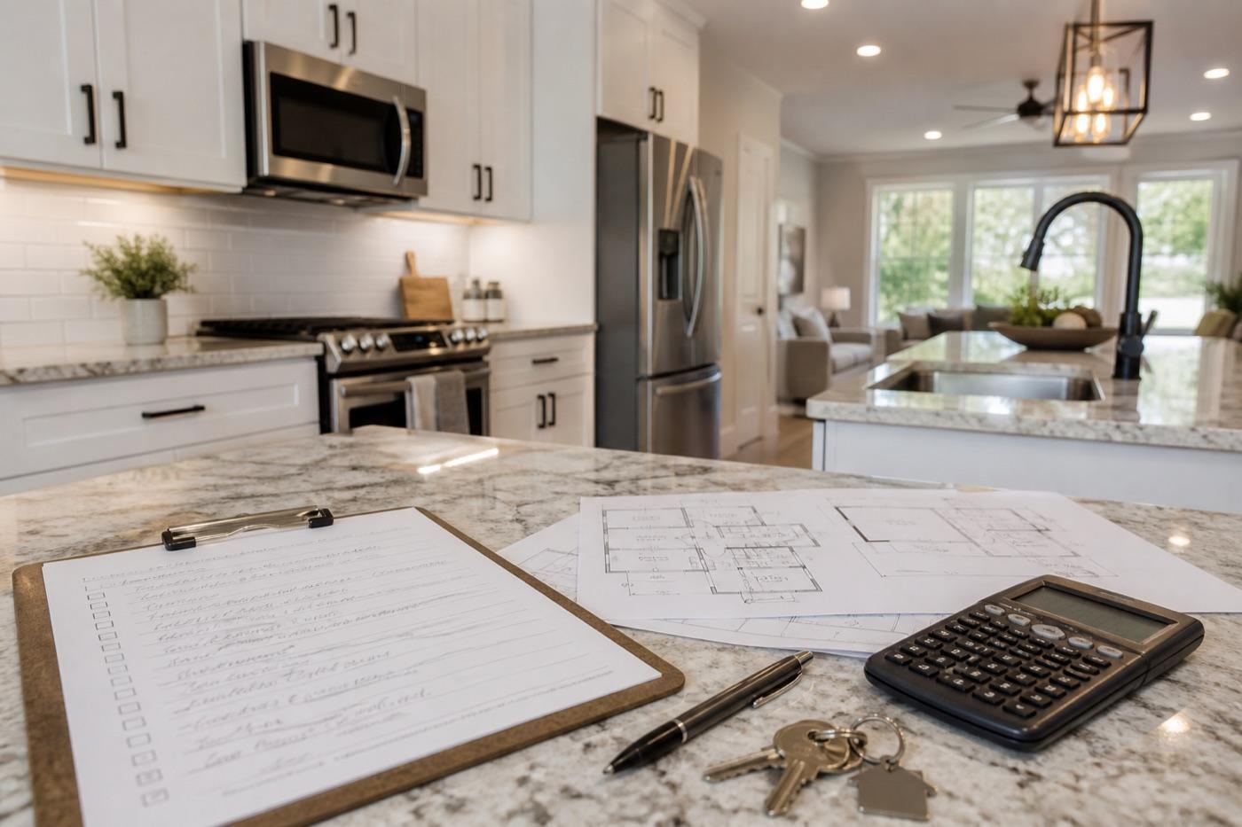 Renovated rental property interior used in bridge loan ohio planning