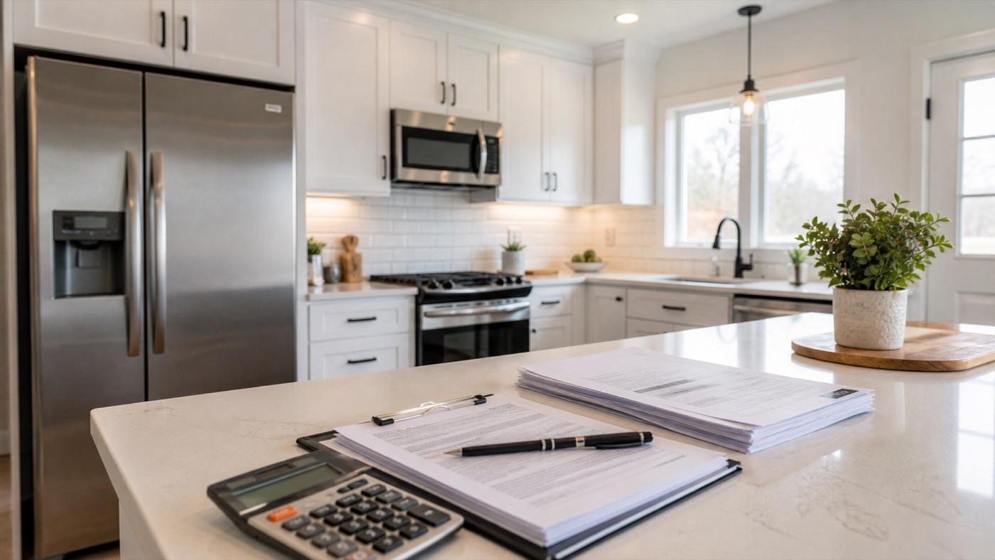 Renovated rental property interior used in dscr loan down payment planning