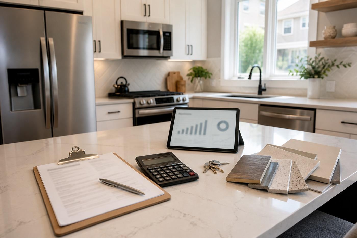 Renovated rental property interior used in dscr loan lenders planning
