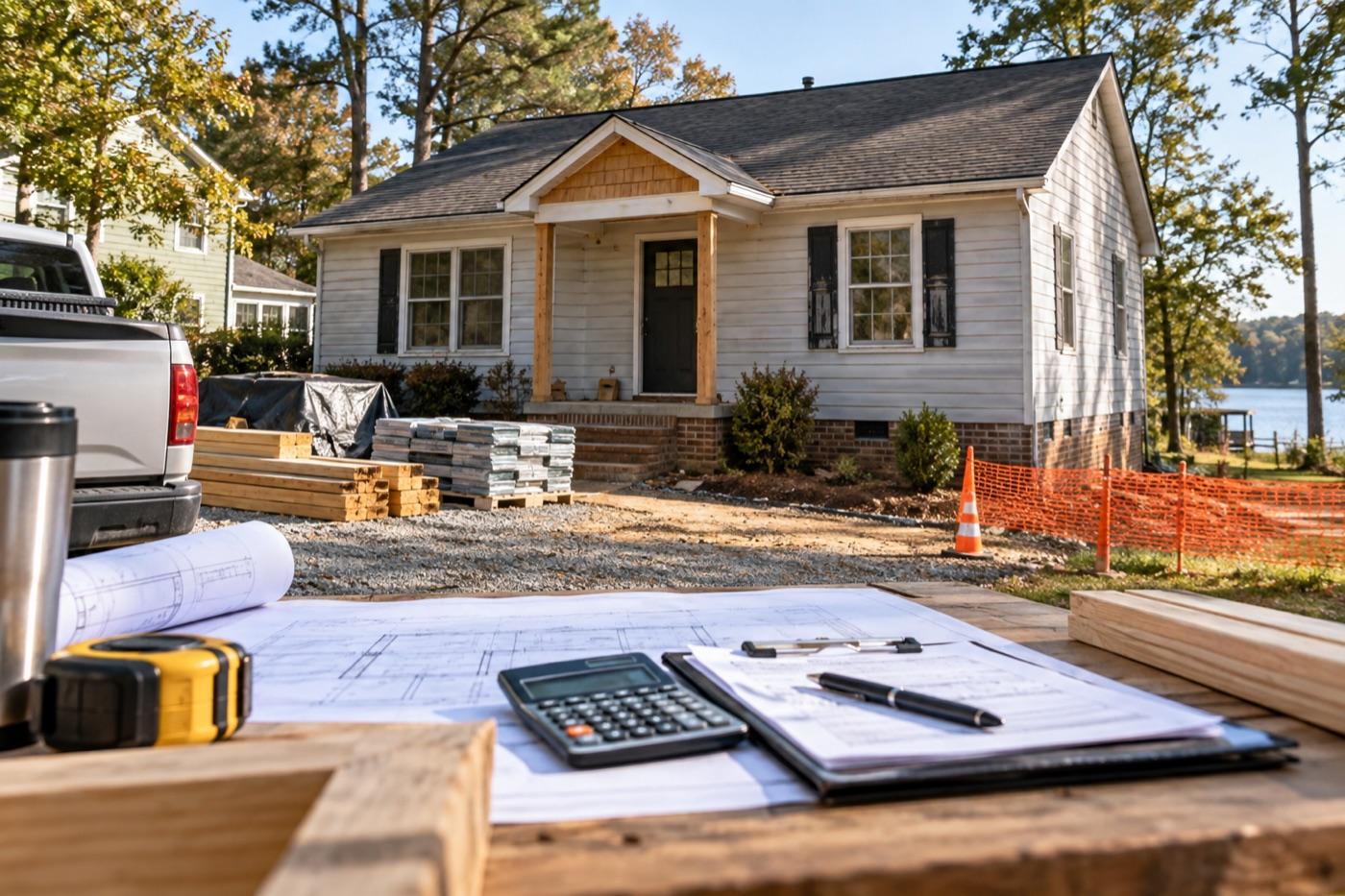 Investment property prepared for hard money loan north carolina review