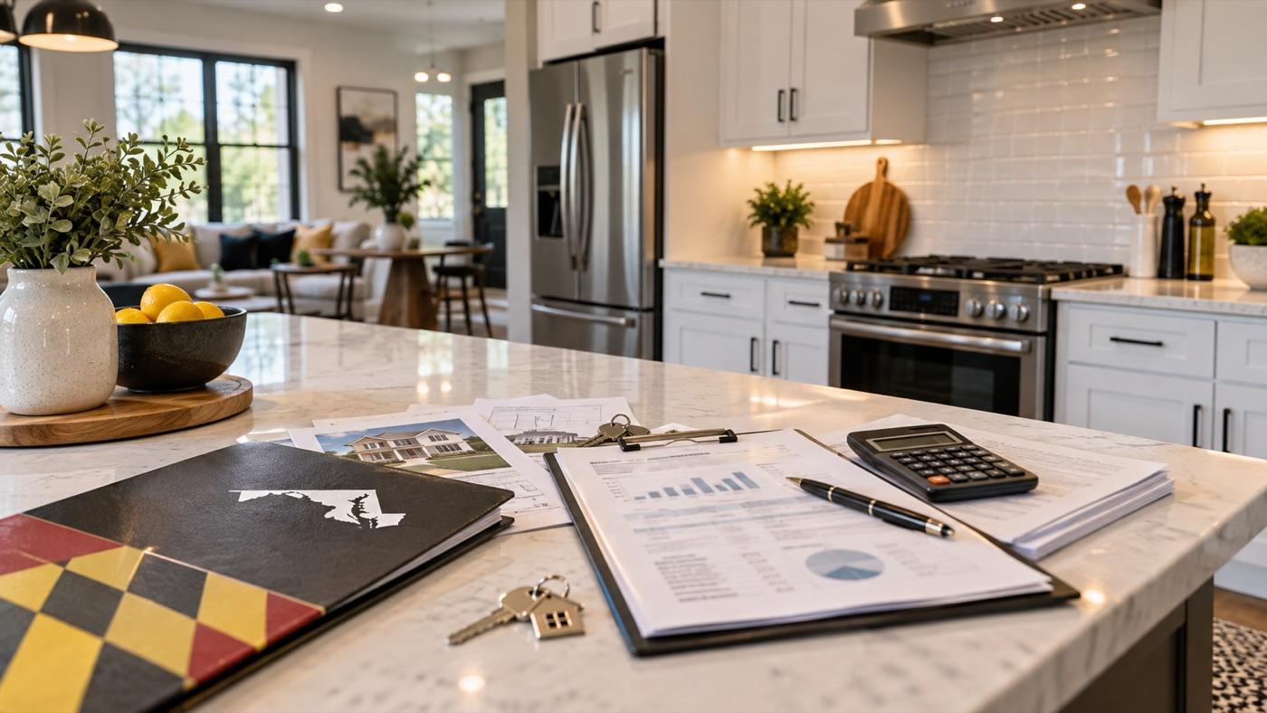 Renovated rental property interior used in dscr loan maryland planning