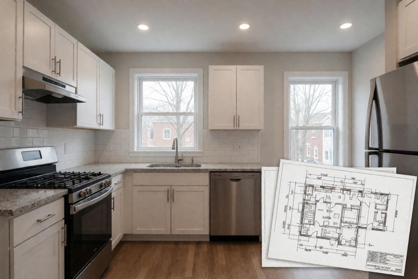 Renovated rental property interior used in dscr loan massachusetts planning