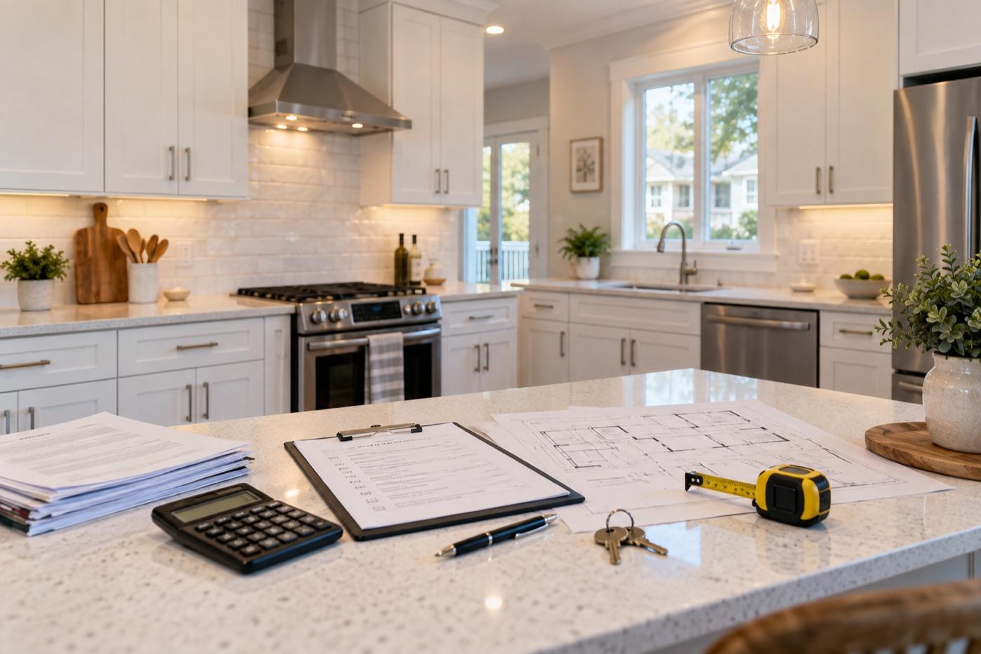 Renovated rental property interior used in bridge loan new jersey planning