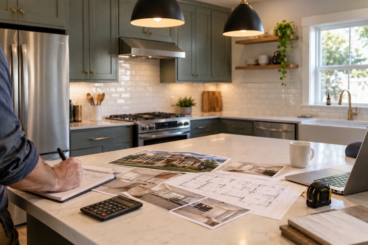 Renovated rental property interior used in dscr loan closing costs planning