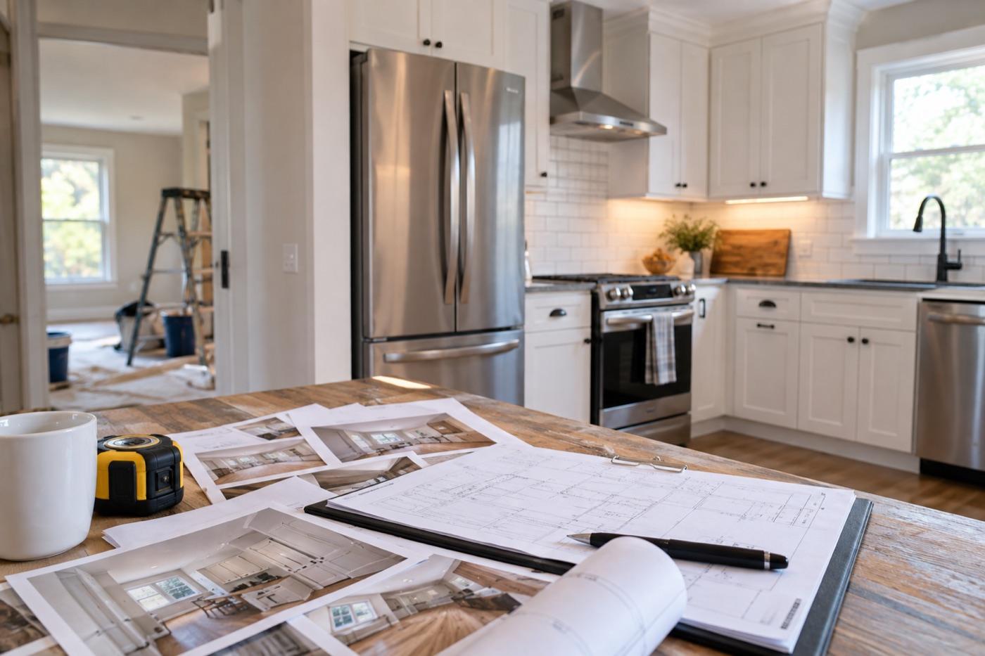 Renovated rental property interior used in hard money loan massachusetts planning